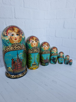 Матрешка "Санкт-Петербург" 7 мест