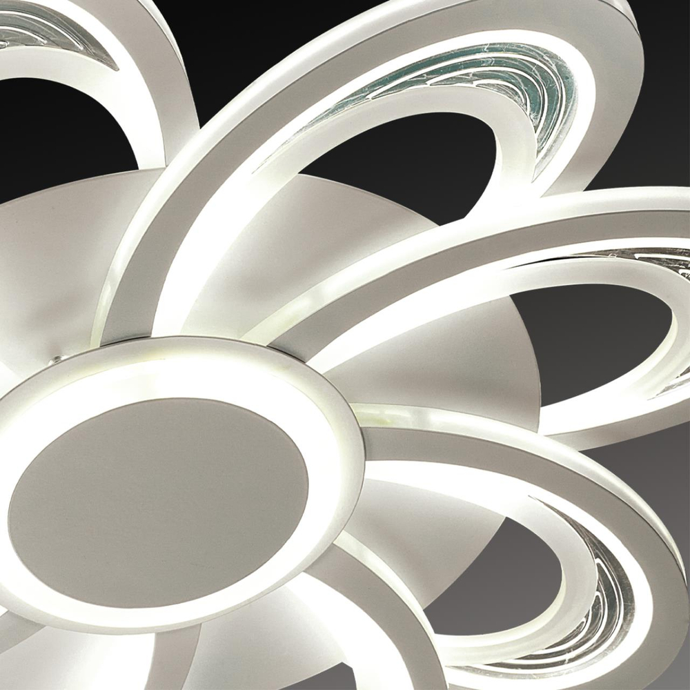 8198/95L LEDIO LN25 000 белый, металл/акрил Потолочный светильник с ПДУ 3000-6000К LED 95W 220V MANILA