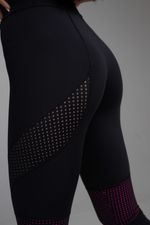 Леггинсы со вставками Neon Perforation Pink