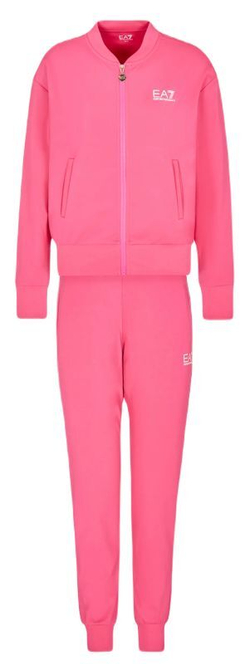 Женский теннисный костюм EA7 Woman Jersey Tracksuit - Розовый