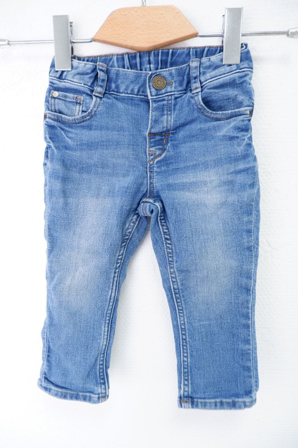 Джинсы комфортные на 1-1,5 года