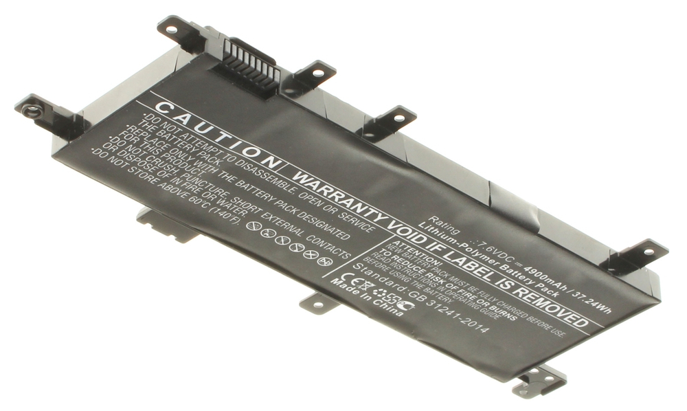 Аккумуляторная батарея AnyBatt 4400mAh для ноутбука Asus VivoBook 15 X542 (C21N1634, C21PQCH)