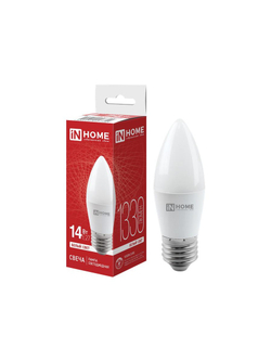 Лампа светодиодная LED-СВЕЧА-VC 14Вт E27 4000К 1330лм IN HOME 4690612047744