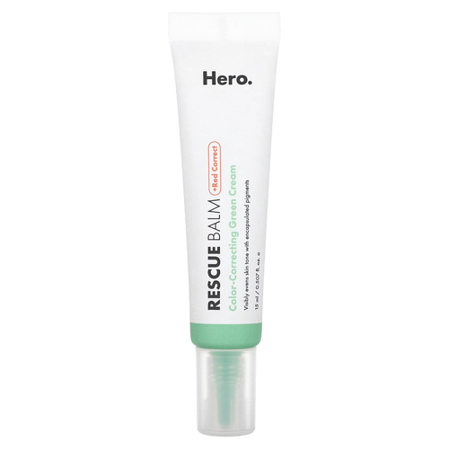 Hero Cosmetics, Rescue Balm + Red Correct, 15 мл (0,507 жидк. унц.)