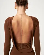 Платье Sunset maxi, Коричневый