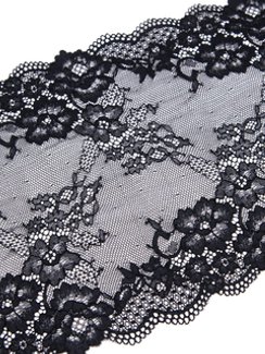 03-193 Кружево эластичное 19 см, черный