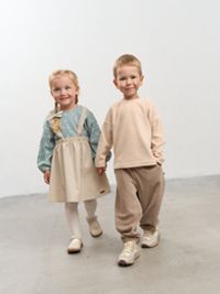 Джемпер из велюра "Крем-брюле" 0+