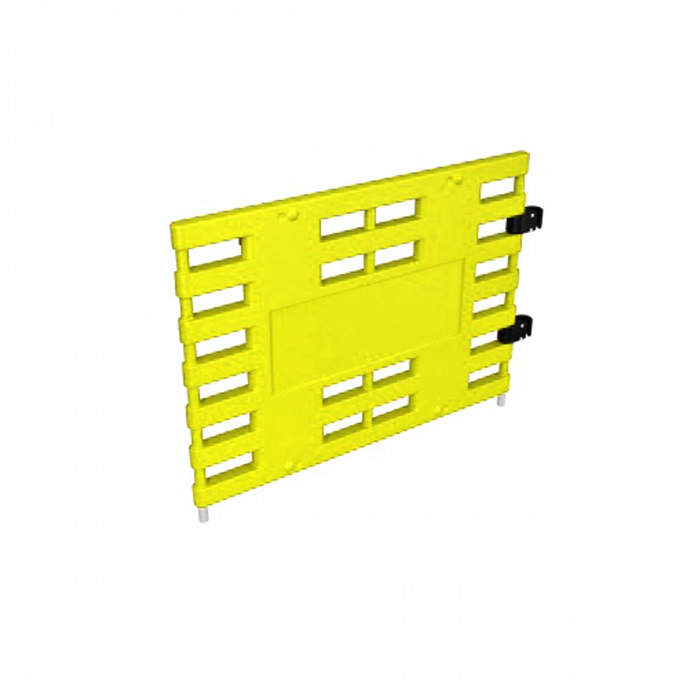 Ограждение барьерное «ARGO» (с коннекторами) желтый ЭкоПром(1500x60x1040см;13,5кг;Желтый) - арт.557614