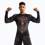 Рашгард Venum Santa Muerte 5.0 deep black/gold