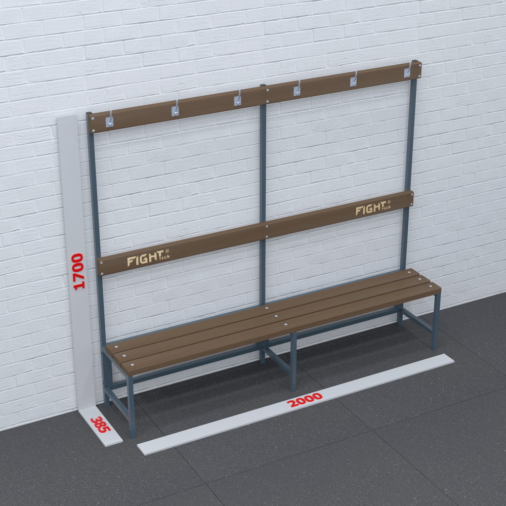 Скамейка для раздевалки односторонняя