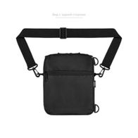 Сумка через плечо ТАЙНА черный/серый Roots