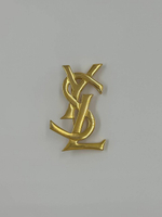 Брошь лого YSL
