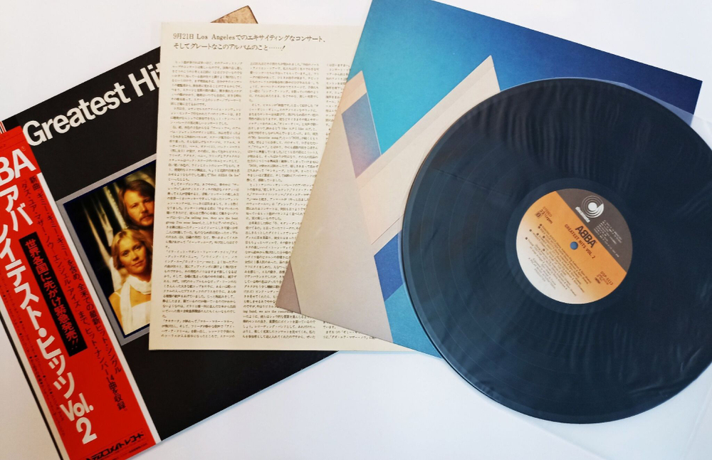 Винтажная виниловая пластинка LP ABBA Greatest Hits Vol. 2 (Japan 1979) (Obi)