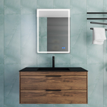 Тумба под раковину Vincea Chiara 2D 1000 подвесная, 2 выкатных ящика soft-close, С.Oak