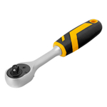 Ключ-трещотка 1/4", 90 зубьев, с быстрым сбросом, CrV Denzel