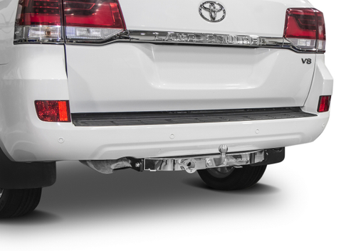 Фаркоп торцевой Berg для Toyota Land Cruiser 200 (кроме Executive и TRD) 2007-2021, с нерж. накладкой, шар F, 1500/75 кг, F.5713.003