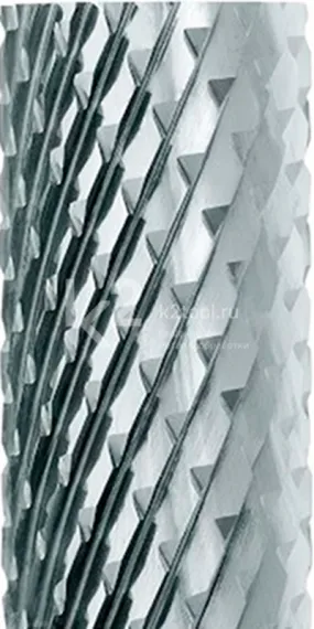 Борфреза твердосплавная Karnasch форма E, 6х10х6х50 мм, насечка HP-6, без покрытия, арт. 11.3044-020