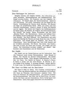 Religiöse Strömungen im Judentum, mit besonderer Berücksichtigung des Chassidismus | S.A. Horodezky