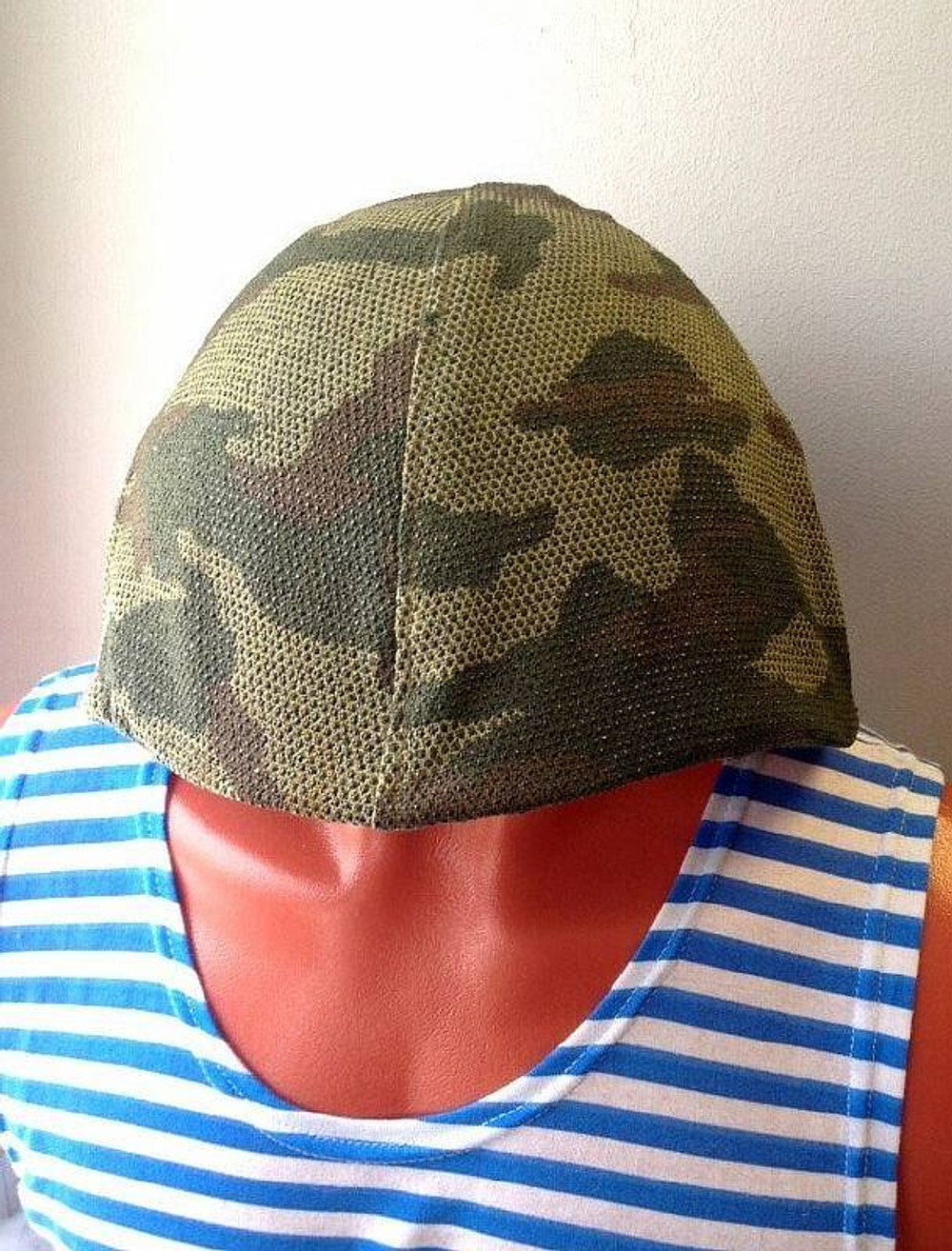 Шлем армейский 6 клепок в чехле флора