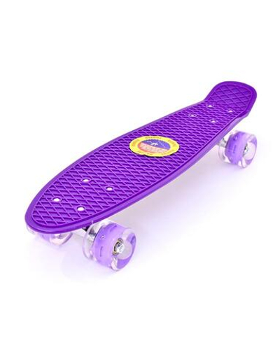 Скейт пластик 55см, колеса PU со светом C-25938
