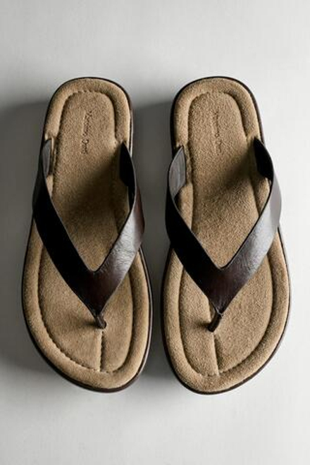 Massimo Dutti Кожаные сандалии на платформе, коричневый