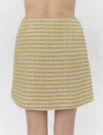 Юбка твидовая, золотой