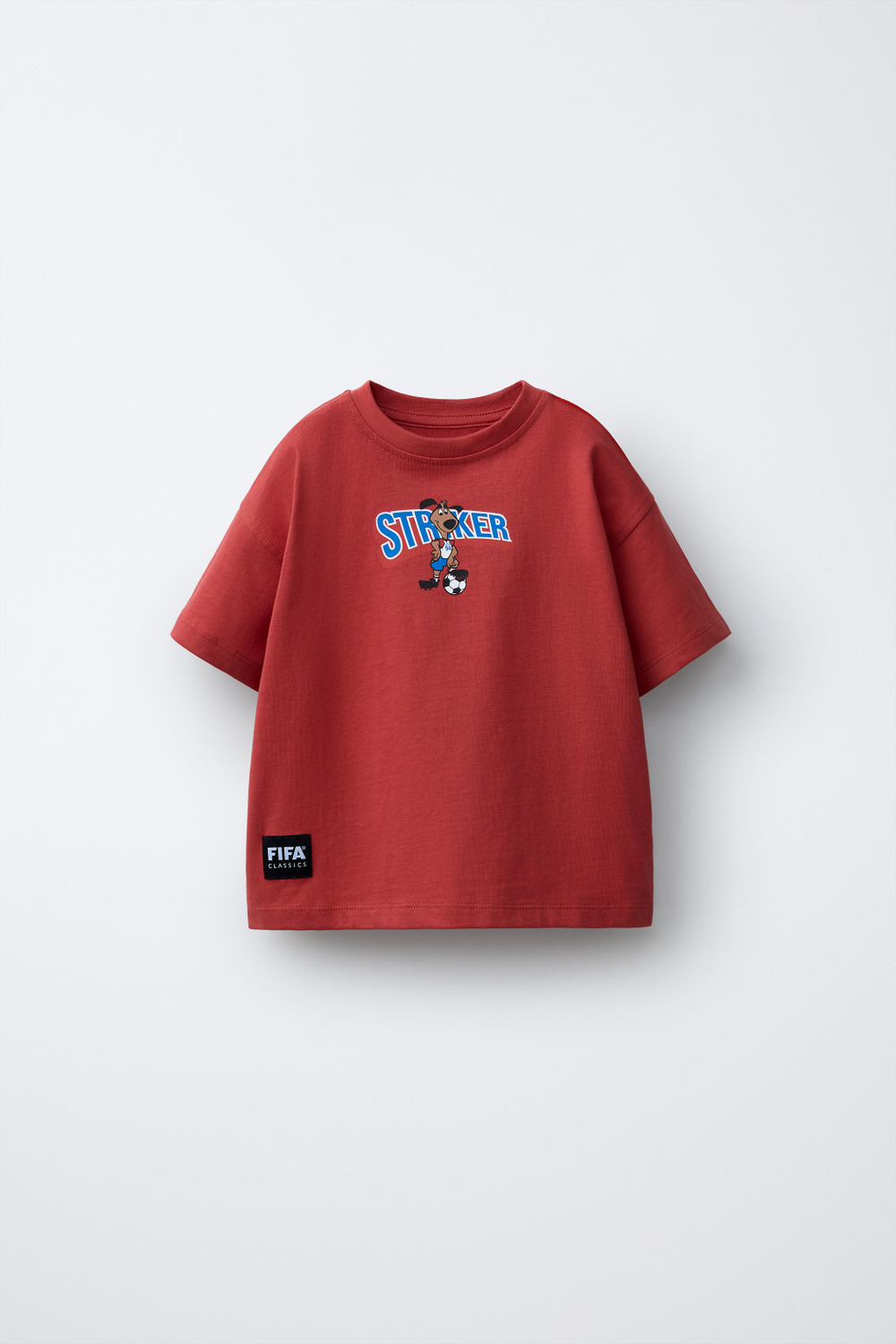 ZARA ФУТБОЛКА С ПРИНТОМ FIFA CLASSICS - FIFA WORLD CUP ™ 1998, КРАСНЫЙ