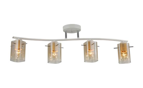 07368/4 WHITE+CHROME (2) Люстра (RL)