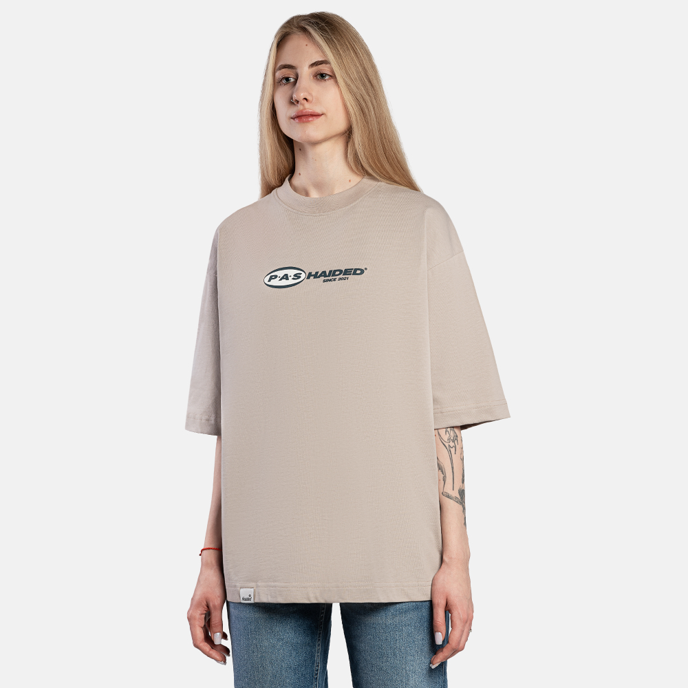 Футболка HAIDED INVESTMENT Grey Beige