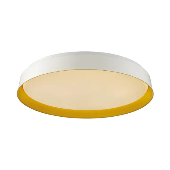 7711/EL COLOR SN 157 Светильник пластик/желтый LED 70Вт 3000-6000К D510 IP43 пульт ДУ TUNA YELLOW