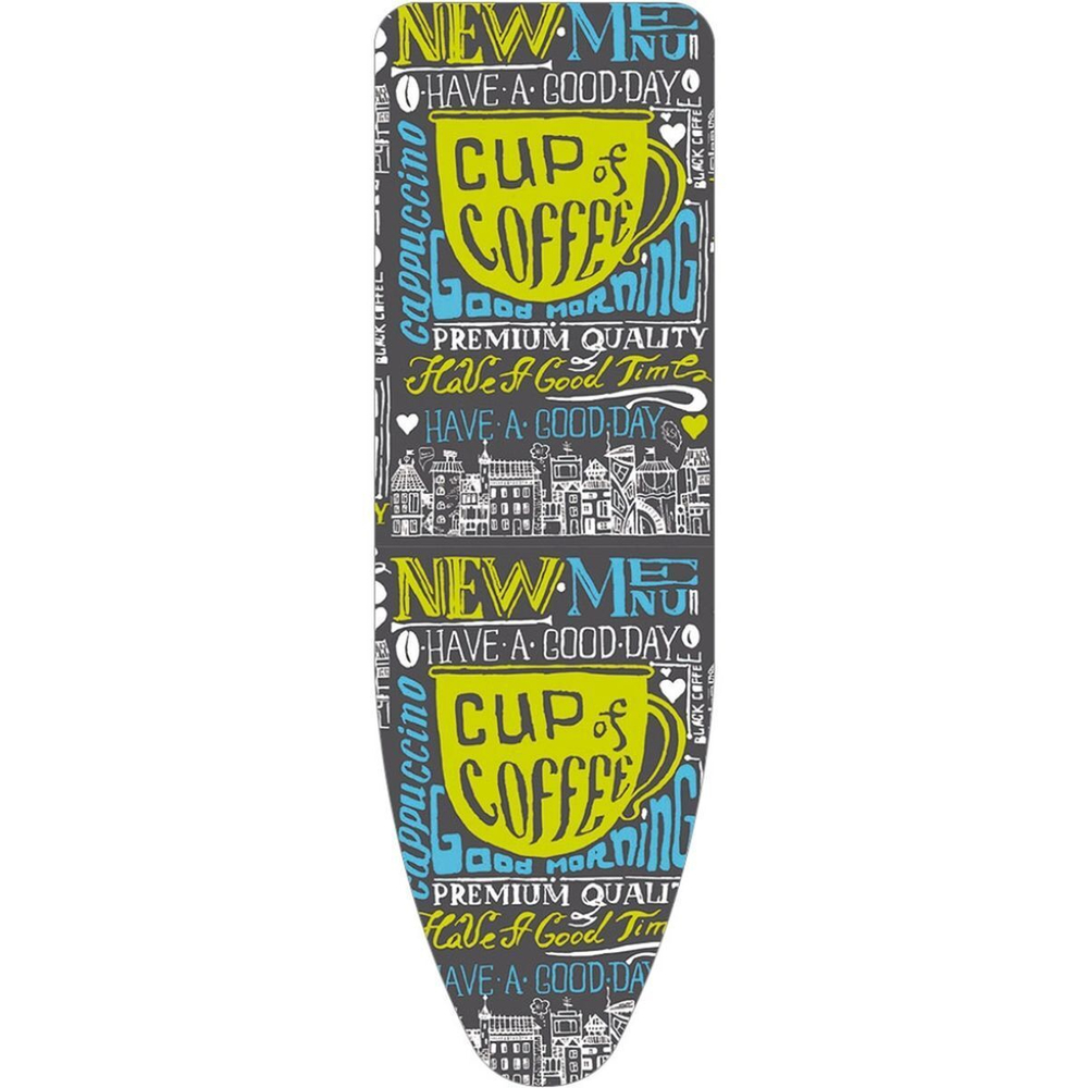 Чехол для гладильной доски с антипригарным поролоном, 129х54 см, в асс, Nika