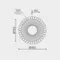 Настенный светильник MODESTYLE MS.1831.01 CR