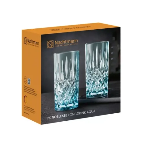 Набор стаканов высоких 2шт 395мл Nachtmann Noblesse Fresh Colors голубой