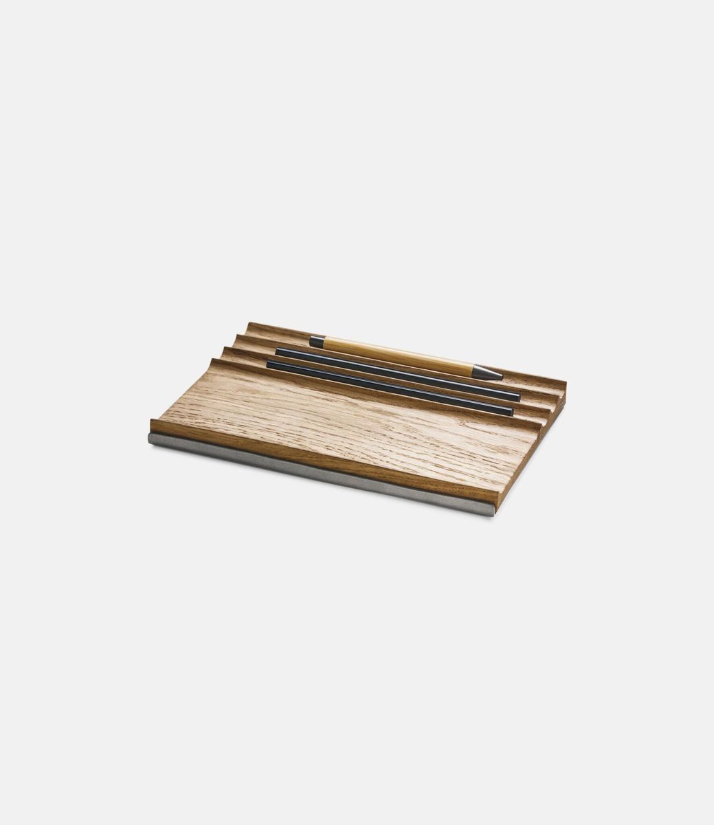 NOOE Exhibit Aged Oak — настольный органайзер