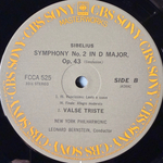 Виниловая пластинка Сибелиус - Симфония №2, Грустный вальс LP