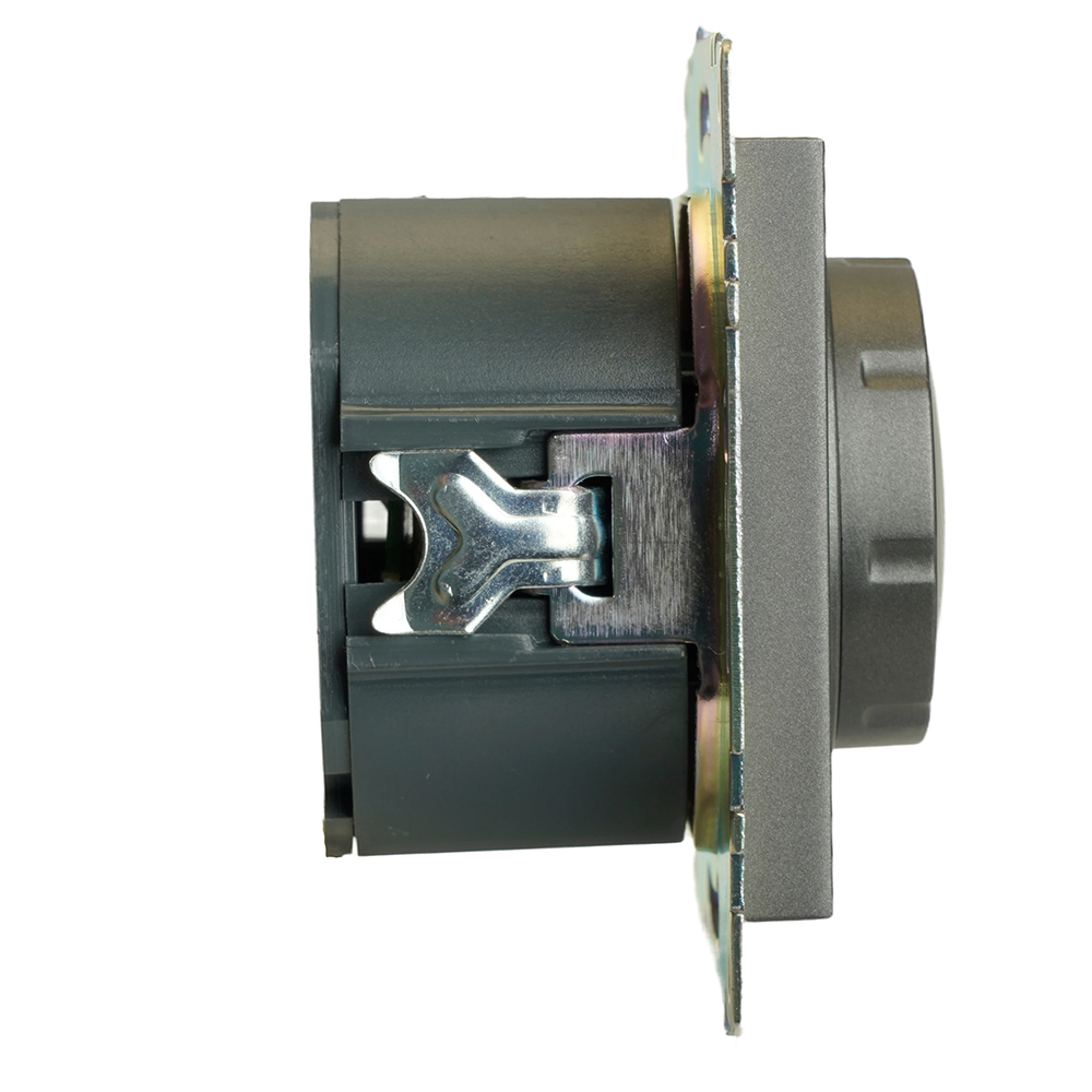 Выключатель диммирующий TRIAC (механизм) 250В, 500W, серия Катрин, графит, GLS10-7106-06 49413