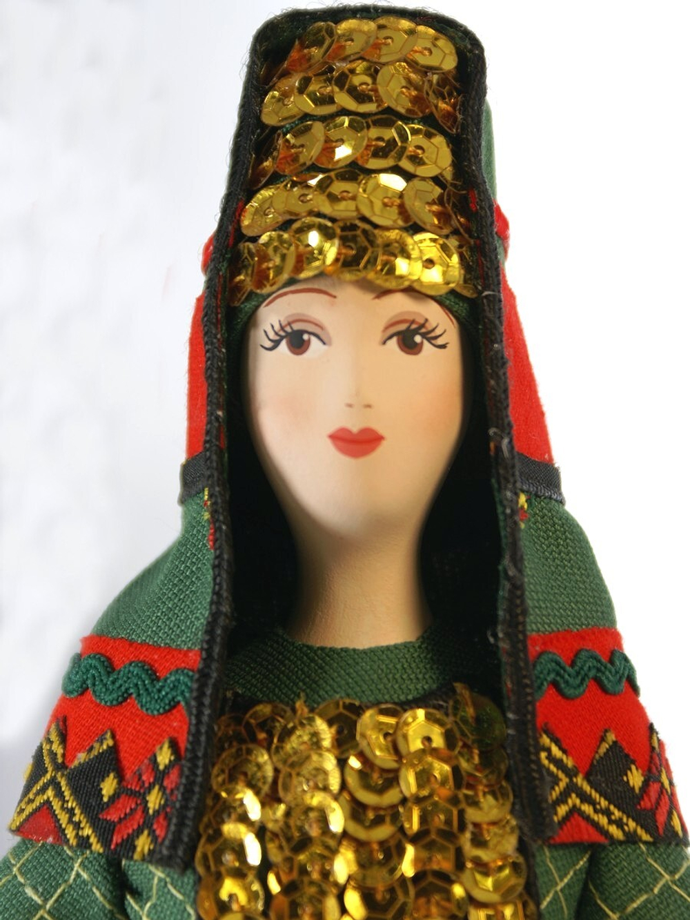 Кукла фарфоровая коллекционная Удмуртка