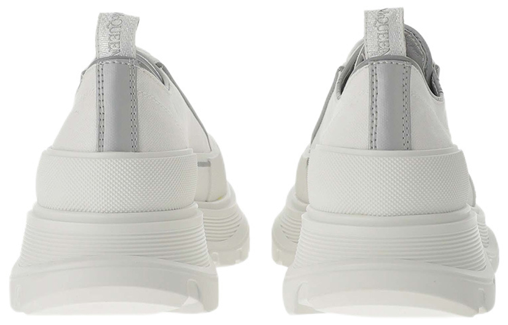 Alexander McQueen Alexander McQueen Tread Slick Leather Fashion Thick-soled sneakers men's white