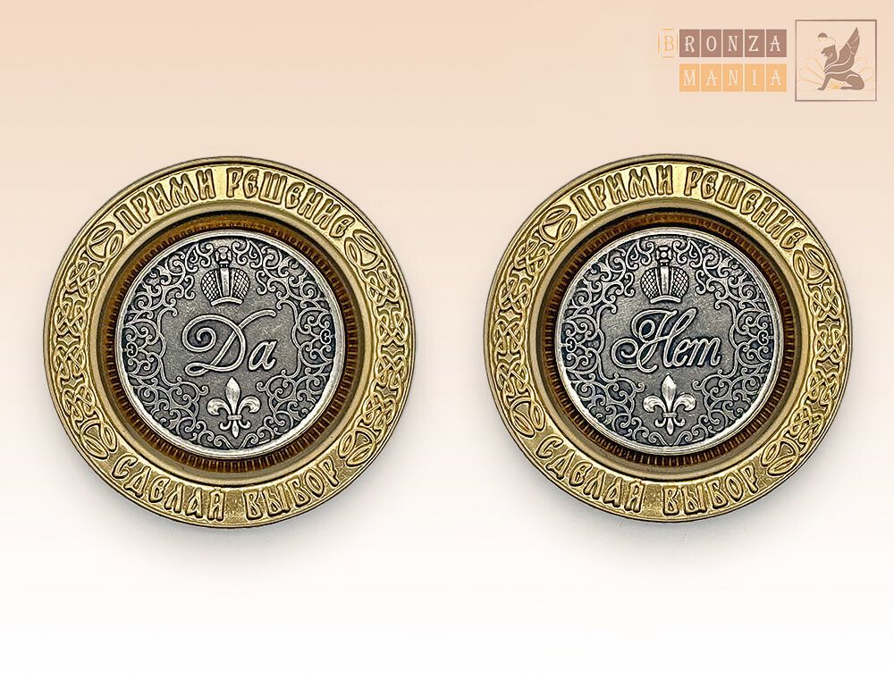 магнит-монета ДаНетка - Корона