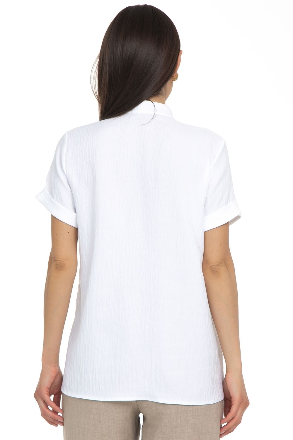 Блуза Нежность (лён,вайт) Diolche (Акция)