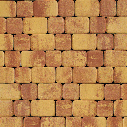 Тротуарная плитка КЛАССИКО - Листопад гладкий Каир, комплект из 2 видов плит