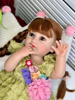 Кукла Реборн виниловая 55см в пакете (FA-565)