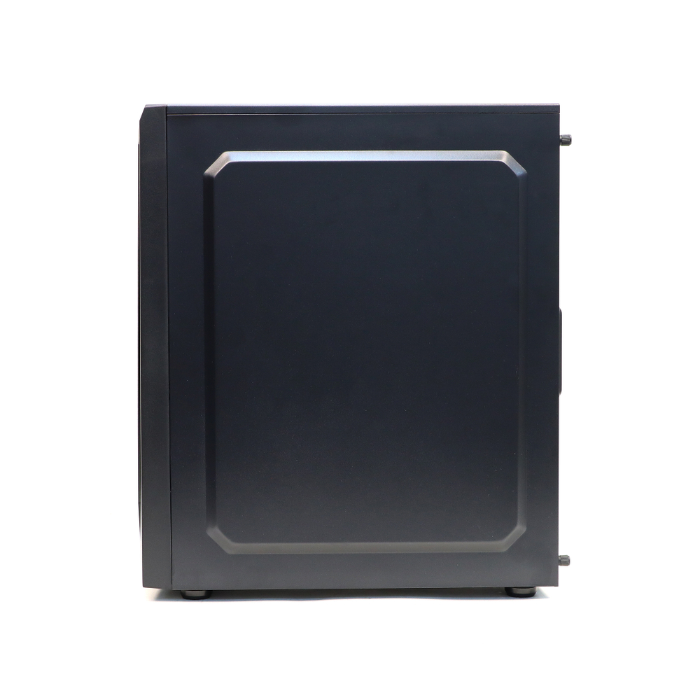 Корпус TESLA TSL-100, Без БП, ATX, RGB, чёрный, 4xRGB FAN, 2xUSB2, 1xUSB3, бок: закалённое стекло (TSL-100-4FB-RGB)