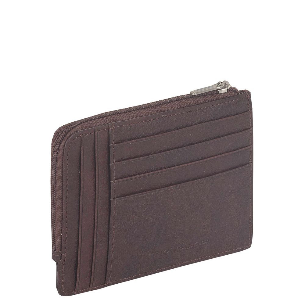 Чехол для кредитных карт Piquadro Vibe темно-коричневый телячья кожа (PU1243VI/TM)