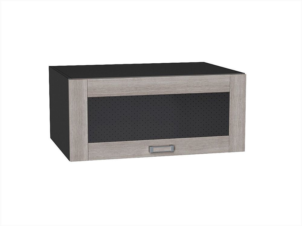 Шкаф верхний горизонтальный остекленный глубокий Лофт