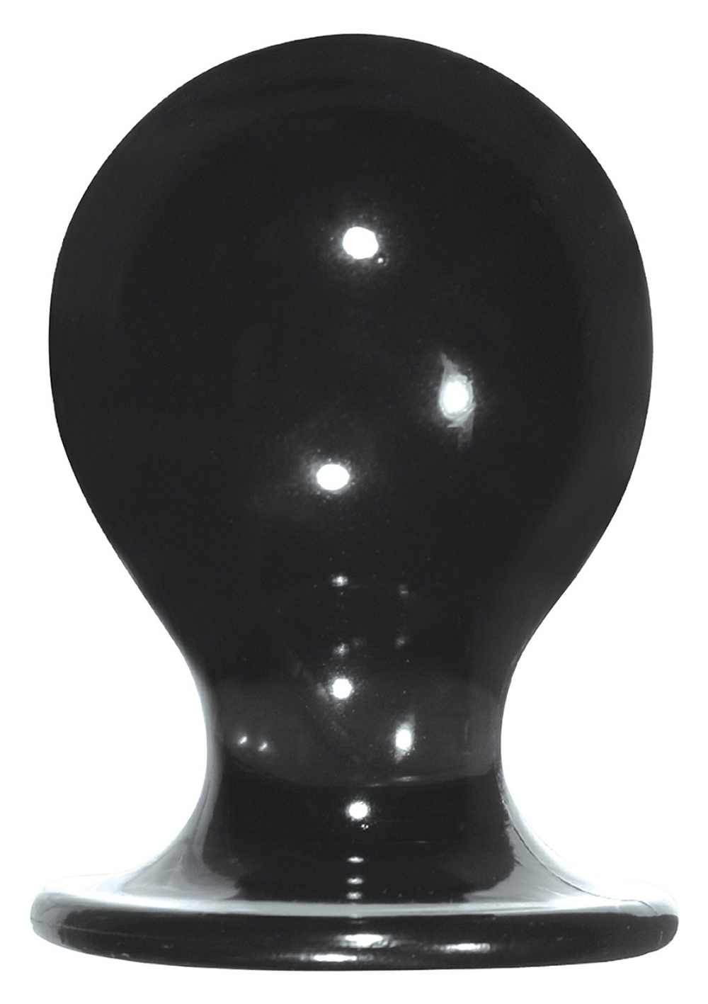 Малая анальная пробка ORBITE - 4,5 см. (Цвет: черный)