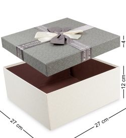 Packing Symphony WF-37/3-A Коробка «Прямоугольник» цв.молочн./сер.