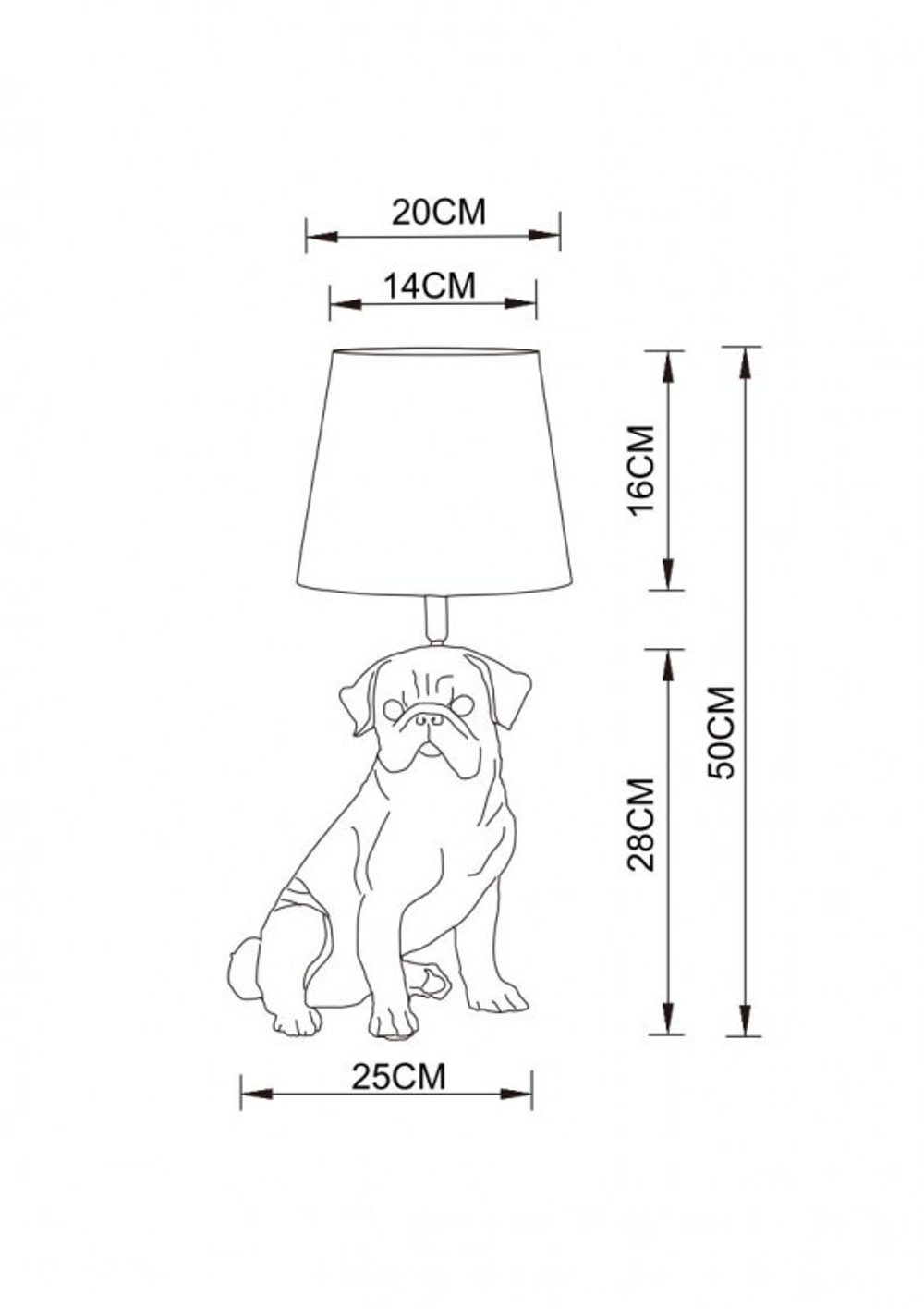 Настольная лампа Arte Lamp A1512LT-1WH