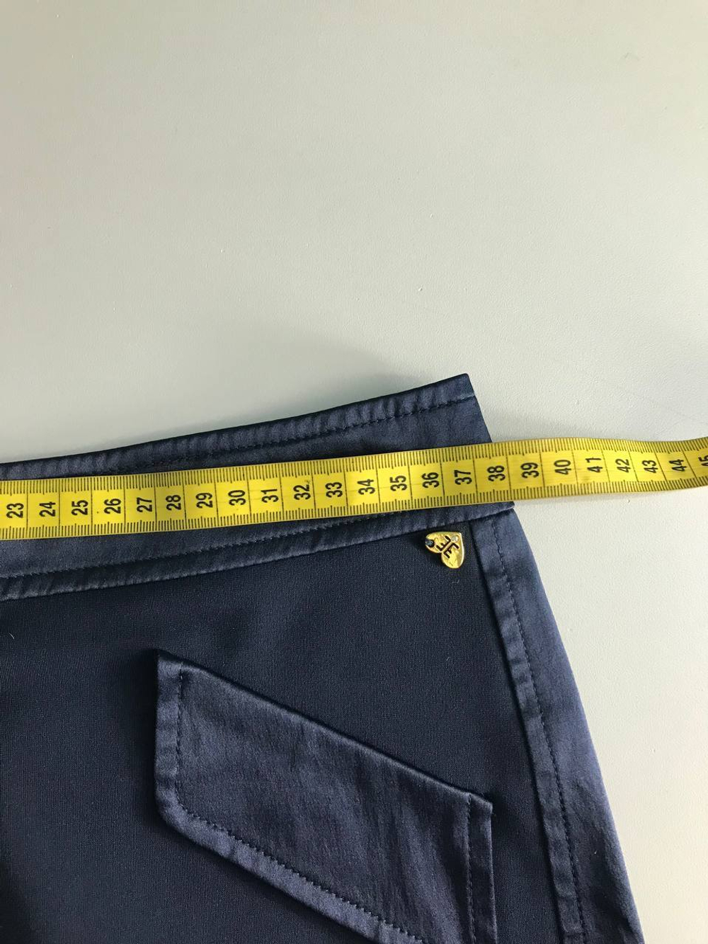 Юбка с атласными вставками, визуально 42 размер