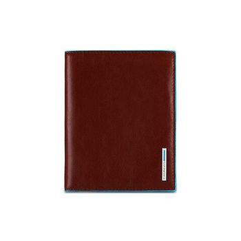 Обложка для паспорта Piquadro Blue Square коричневый из телячьей кожи (PP1660B2/MO)